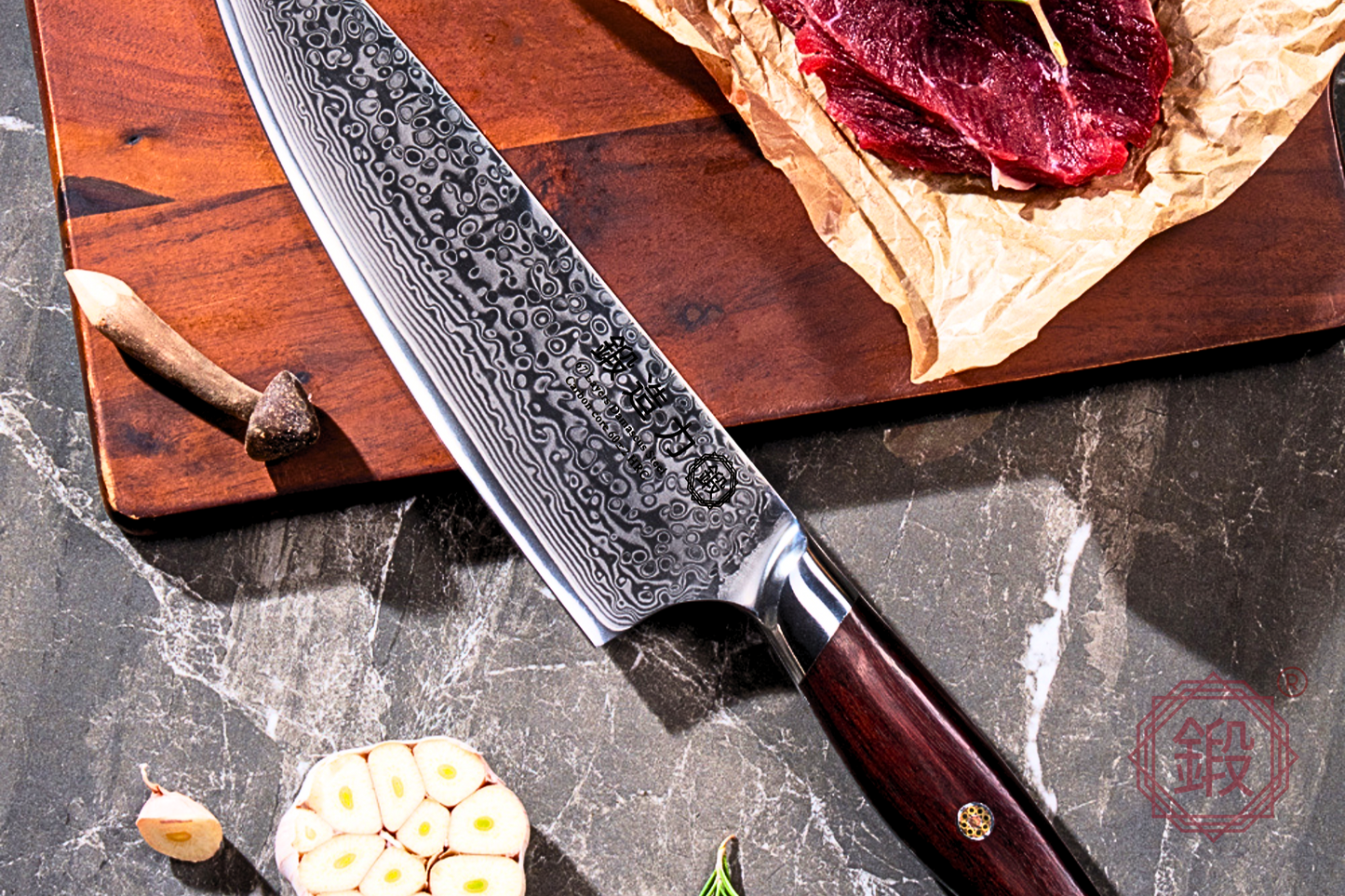 Chefmesser Rosewood