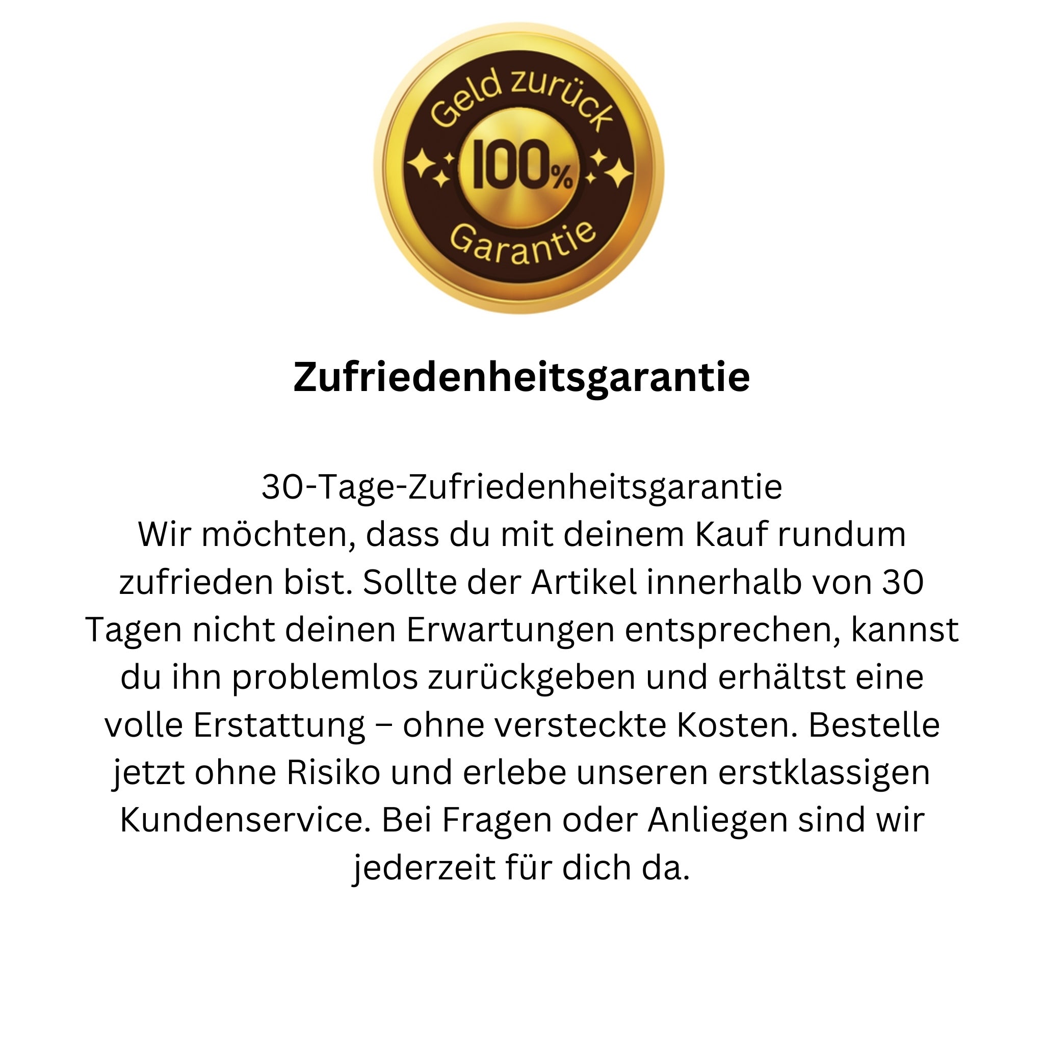 30 tage geld zurück garantie 