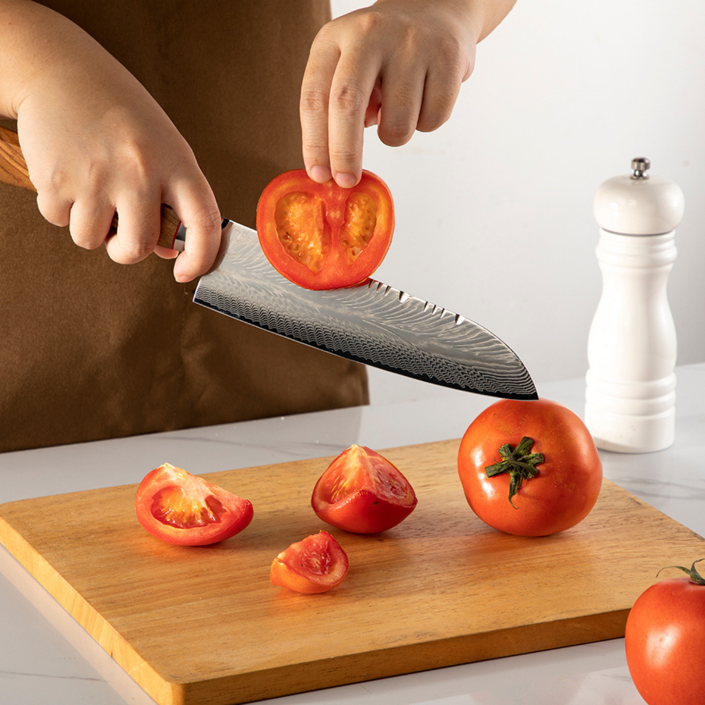 Santoku Olive Feather