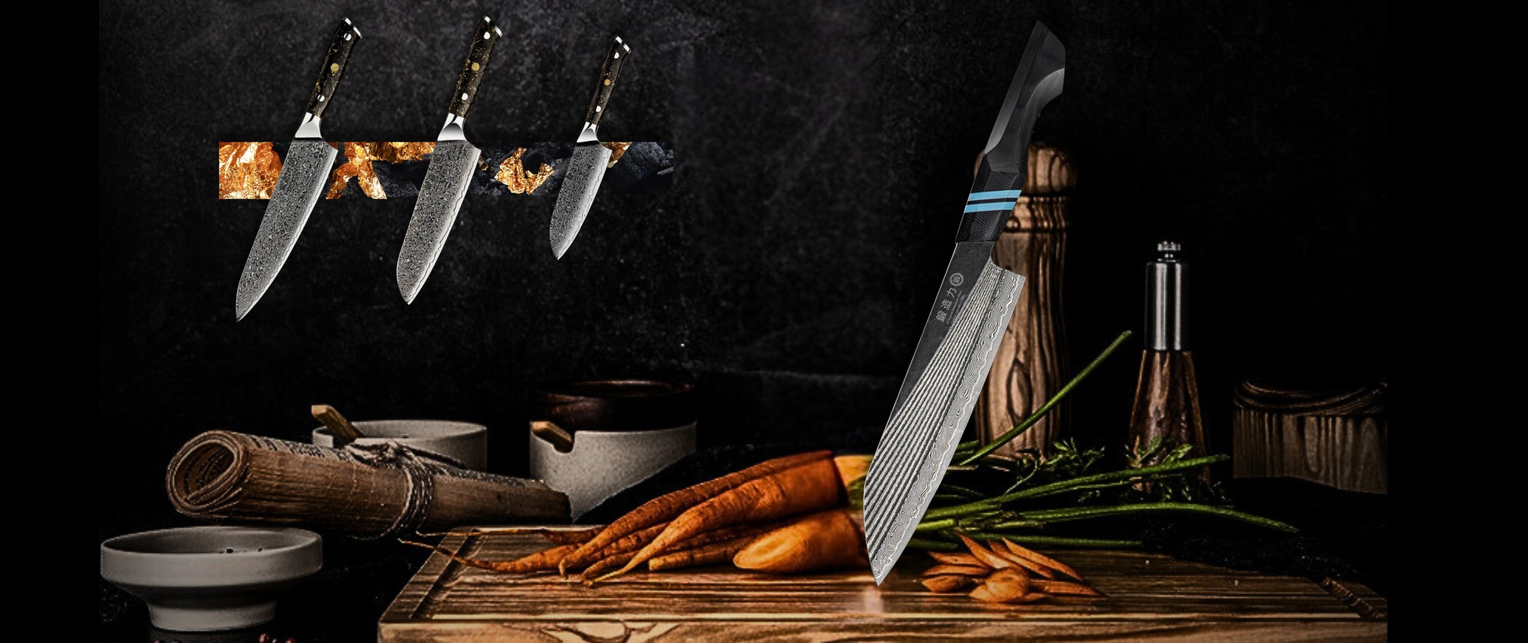Damastmesser frostfire Titelbild 