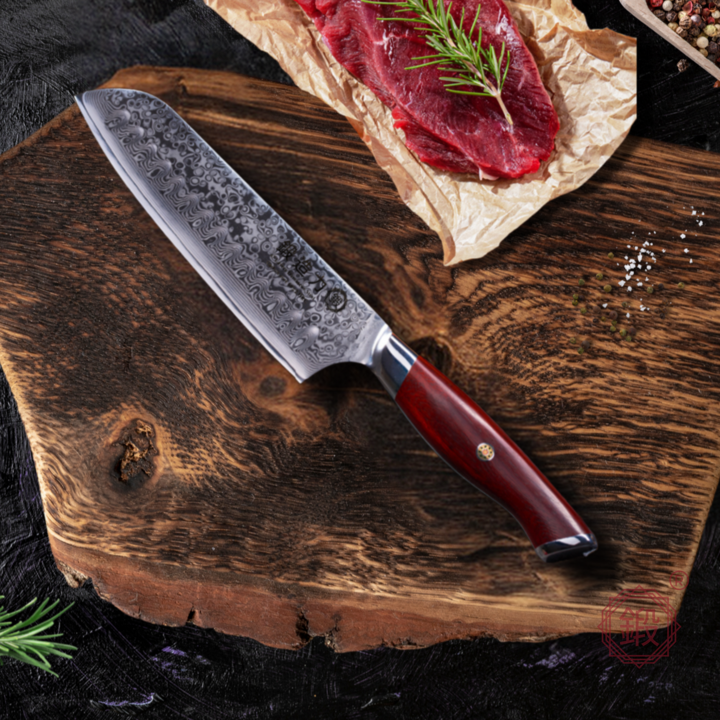 Santoku Rosewood