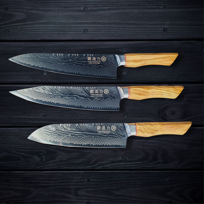 Olive Set Feather Blade